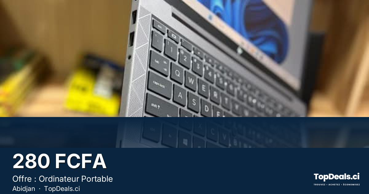 Aperçu du partage – Offre : Ordinateur Portable