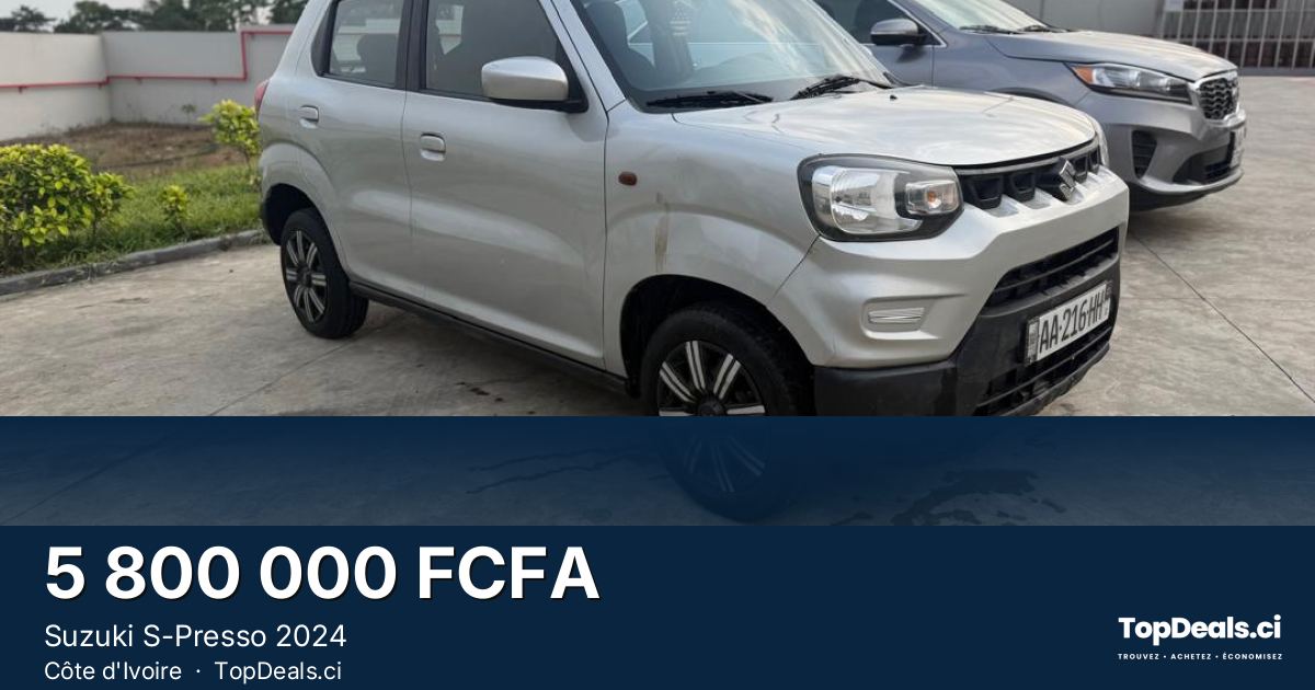 Aperçu du partage – Suzuki S-Presso 2024