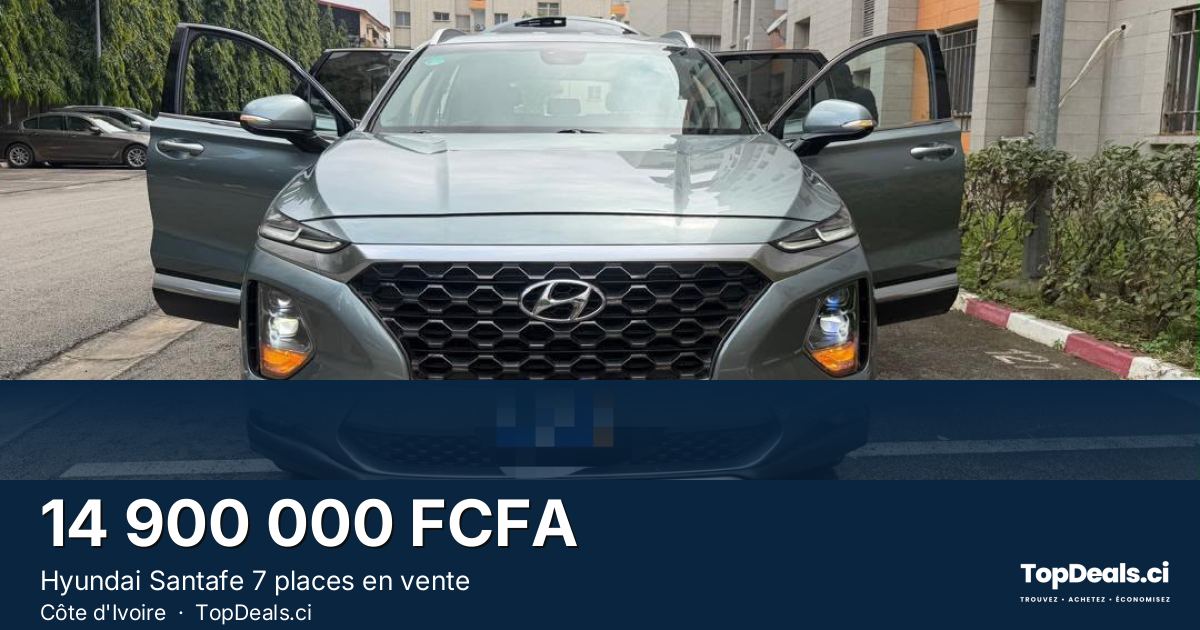 Aperçu du partage – Hyundai Santafe 7 places en vente