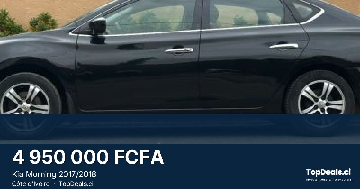 Aperçu du partage – Kia Morning 2017/2018