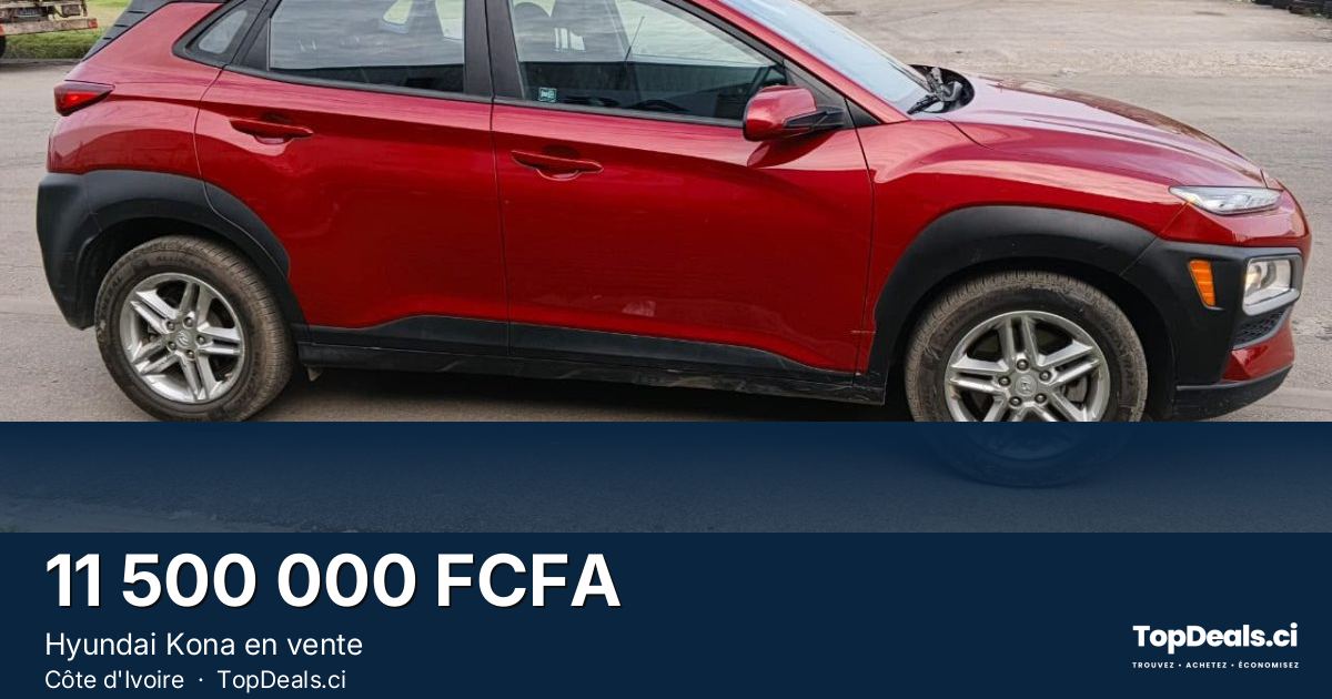 Aperçu du partage – Hyundai Kona en vente