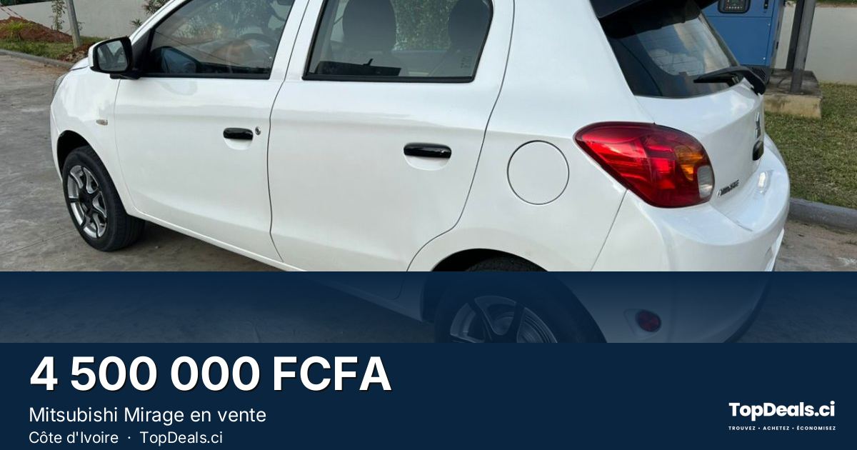 Aperçu du partage – Mitsubishi Mirage en vente