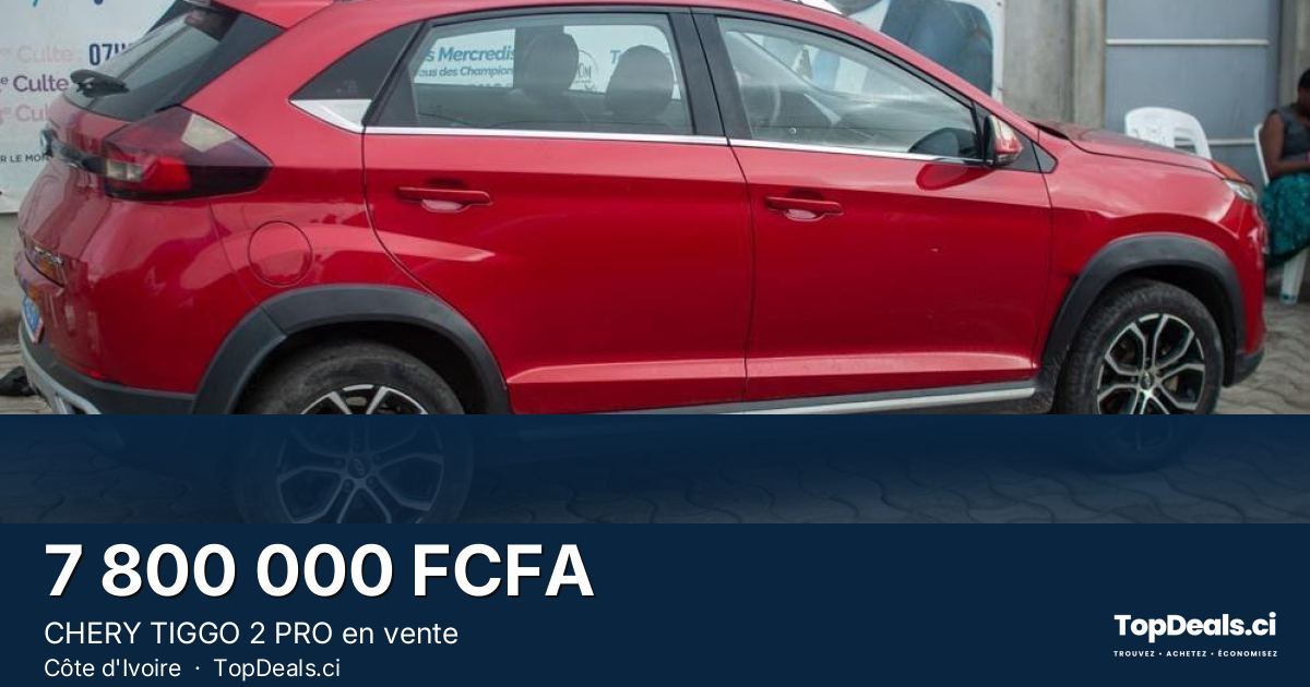 Aperçu du partage – CHERY TIGGO 2 PRO en vente