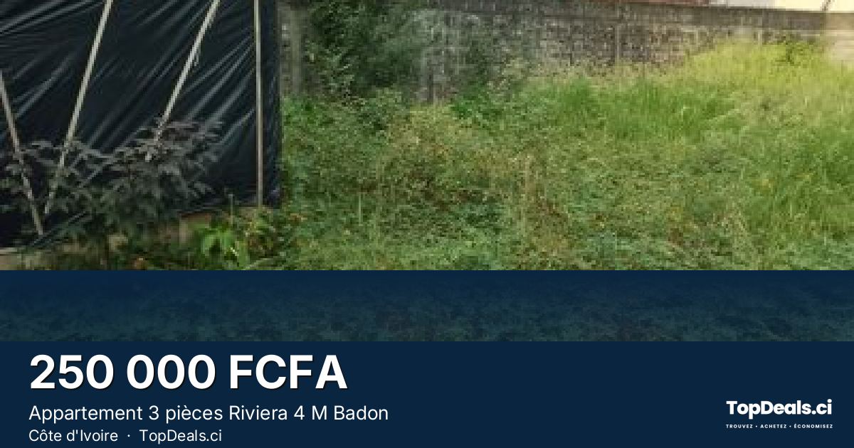 Aperçu du partage – Appartement 3 pièces Riviera 4 M Badon