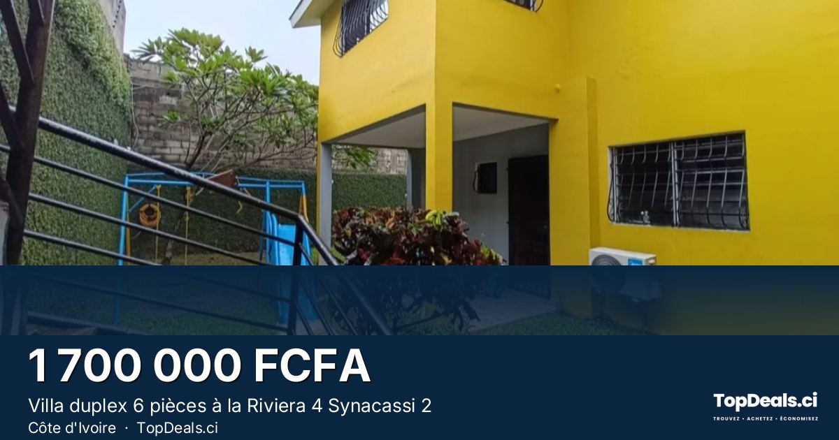 Aperçu du partage – Villa duplex 6 pièces à la Riviera 4 Synacassi 2