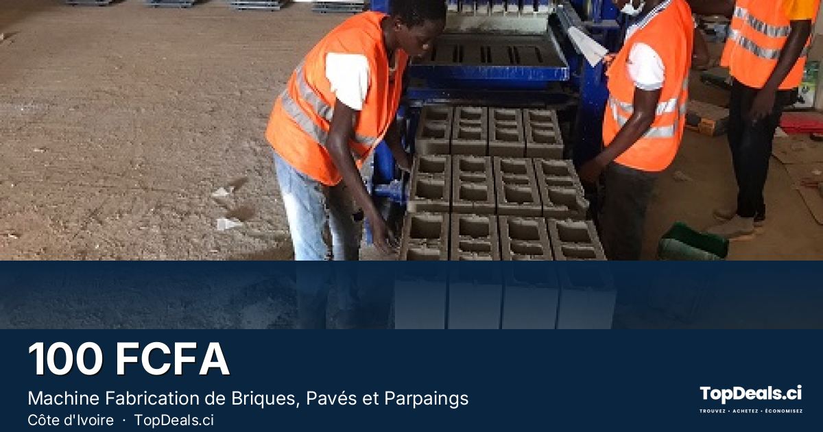 Aperçu du partage – Machine Fabrication de Briques, Pavés et Parpaings