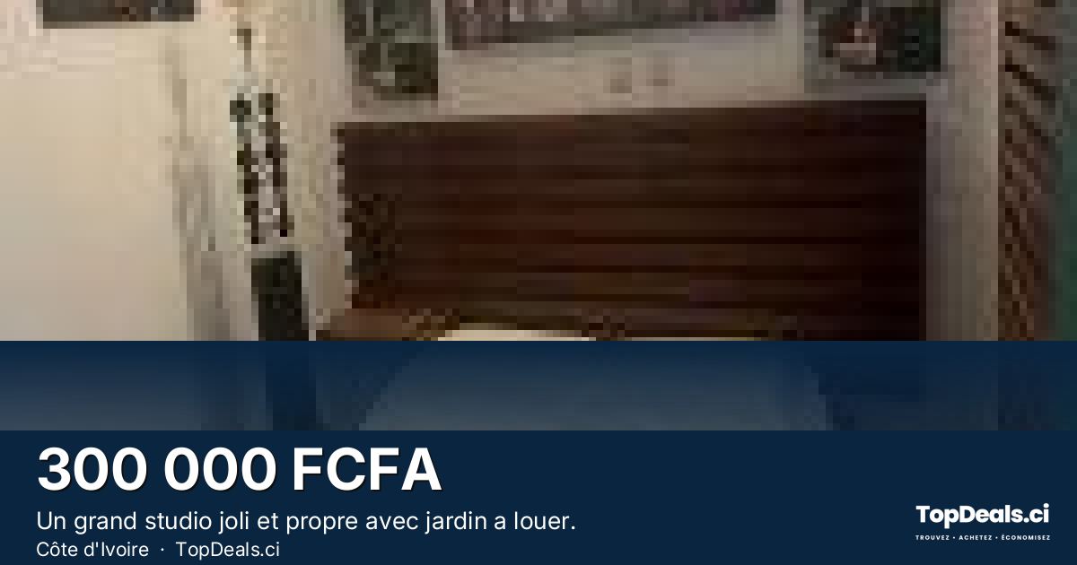 Aperçu du partage – Un grand studio joli et propre avec jardin a louer.