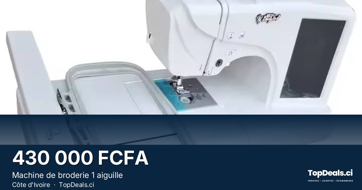 Aperçu du partage – Machine de broderie 1 aiguille