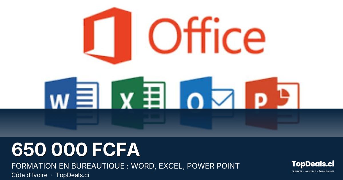 Aperçu du partage – FORMATION EN BUREAUTIQUE : WORD, EXCEL, POWER POINT