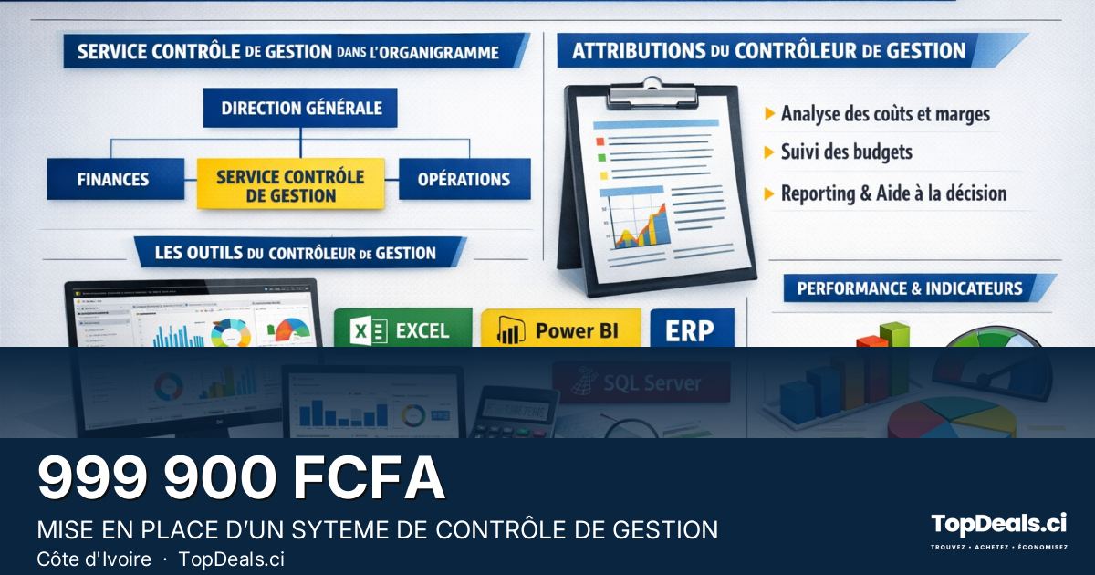 Aperçu du partage – MISE EN PLACE D’UN SYTEME DE CONTRÔLE DE GESTION