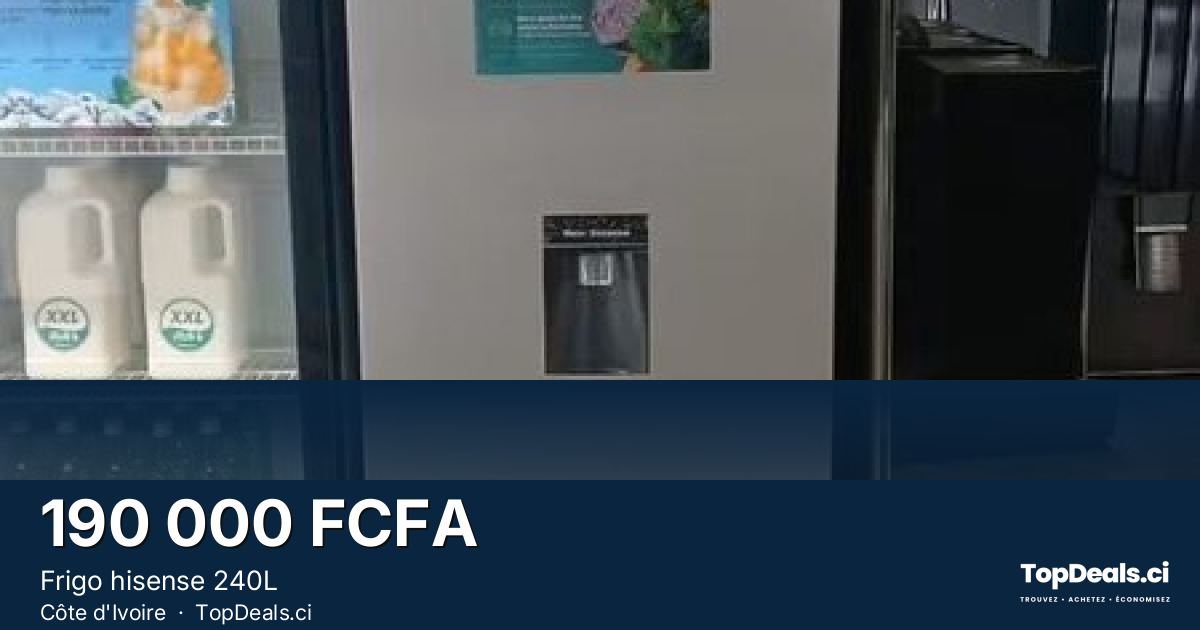 Aperçu du partage – Frigo hisense 240L