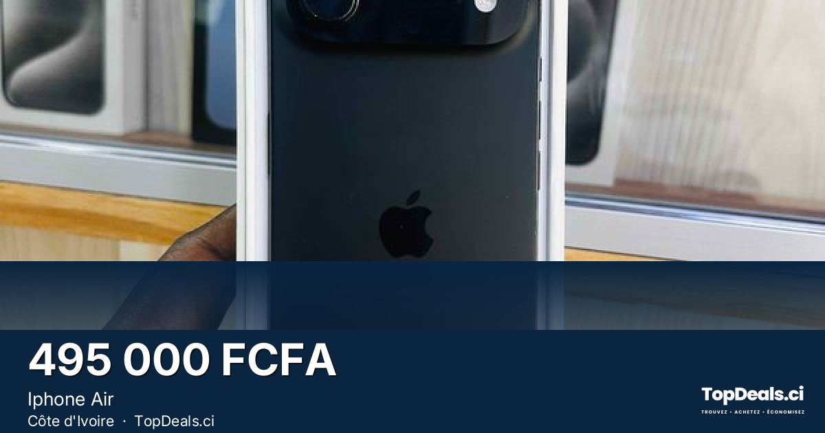 Aperçu du partage – Iphone Air