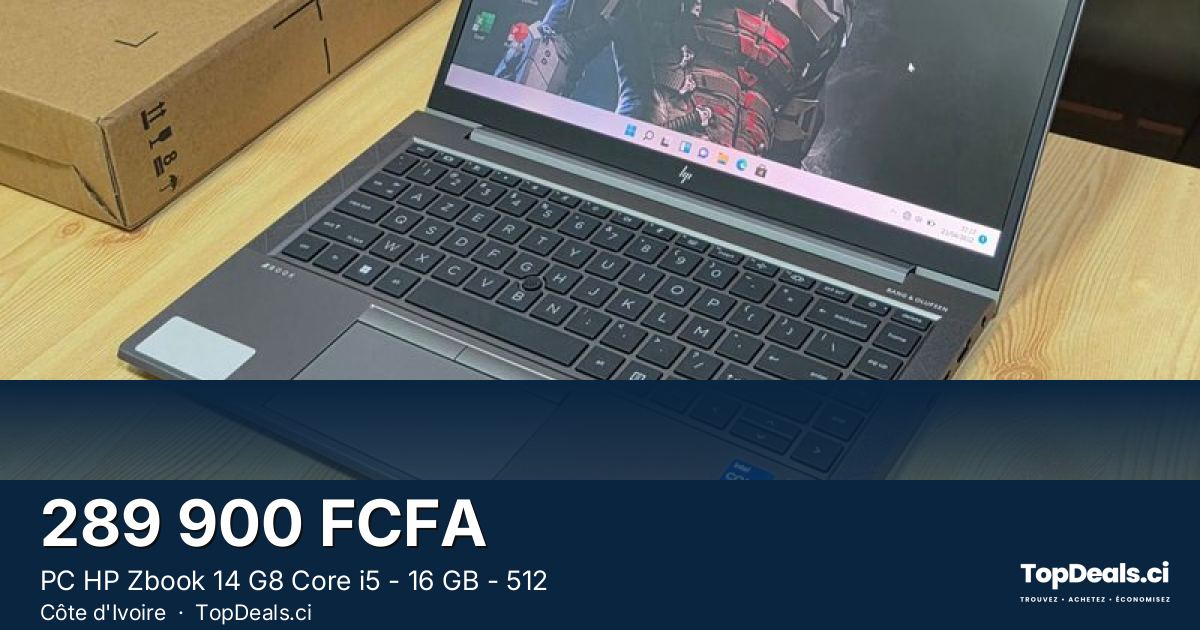 Aperçu du partage – PC HP Zbook 14 G8 Core i5 - 16 GB - 512