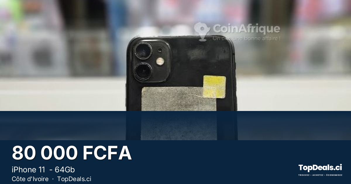 Aperçu du partage – iPhone 11  - 64Gb