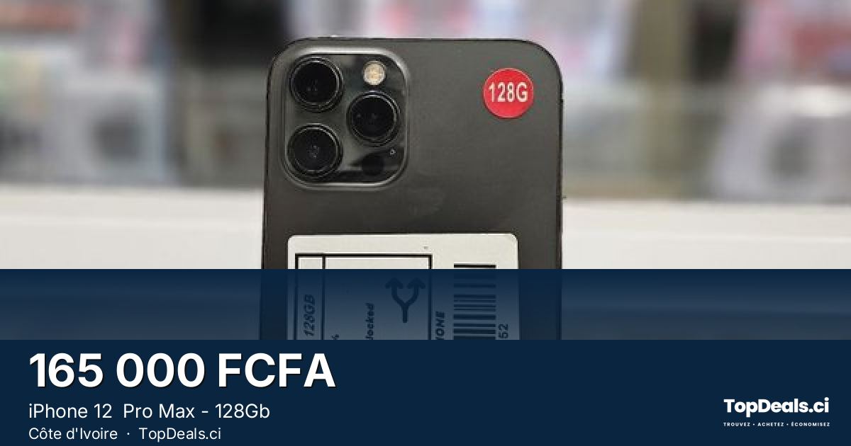 Aperçu du partage – iPhone 12  Pro Max - 128Gb