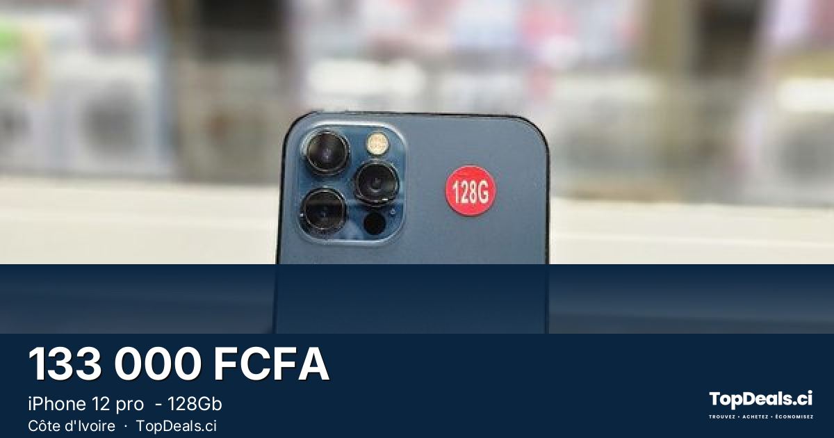 Aperçu du partage – iPhone 12 pro  - 128Gb