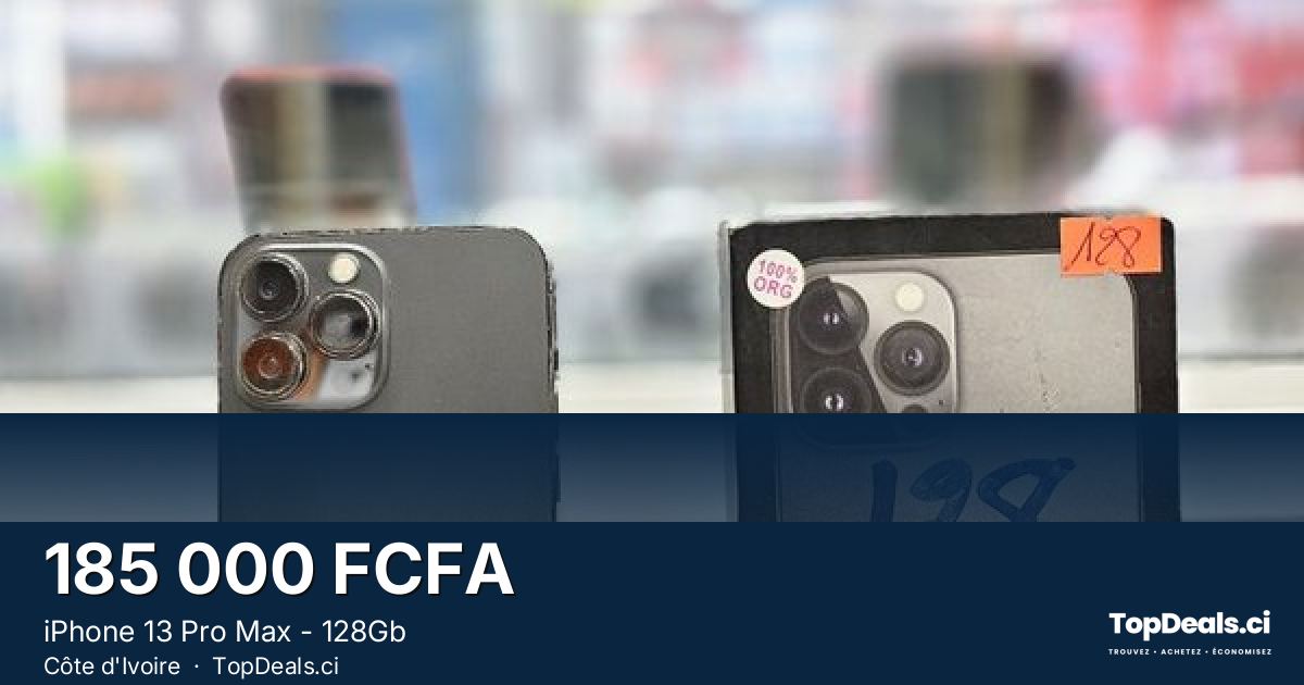 Aperçu du partage – iPhone 13 Pro Max - 128Gb