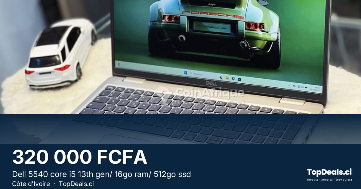 Aperçu du partage – Dell 5540 core i5 13th gen/ 16go ram/ 512go ssd