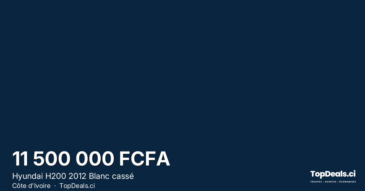 Aperçu du partage – Hyundai H200 2012 Blanc cassé