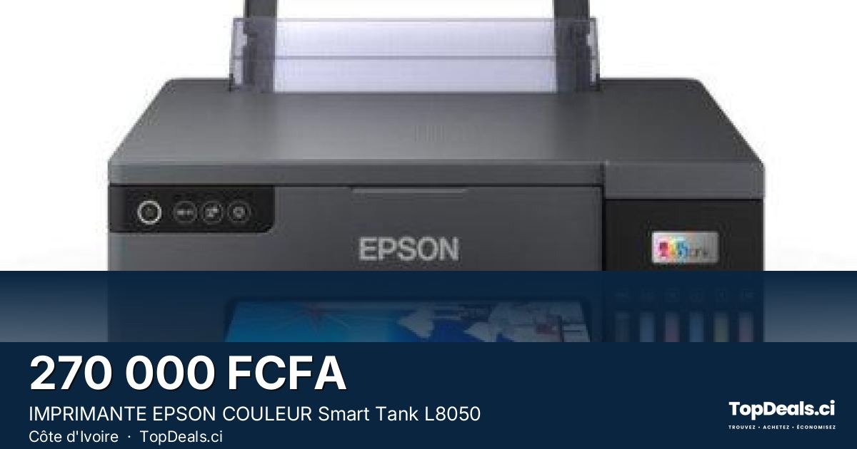 Aperçu du partage – IMPRIMANTE EPSON COULEUR Smart Tank L8050