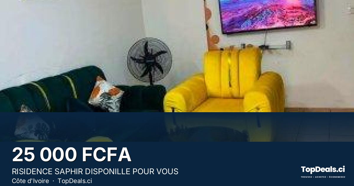 Aperçu du partage – RISIDENCE SAPHIR DISPONILLE POUR VOUS