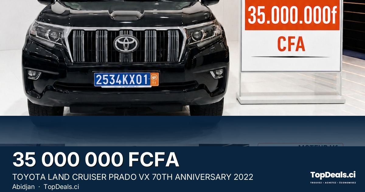 Aperçu du partage – TOYOTA LAND CRUISER PRADO VX 70TH ANNIVERSARY 2022