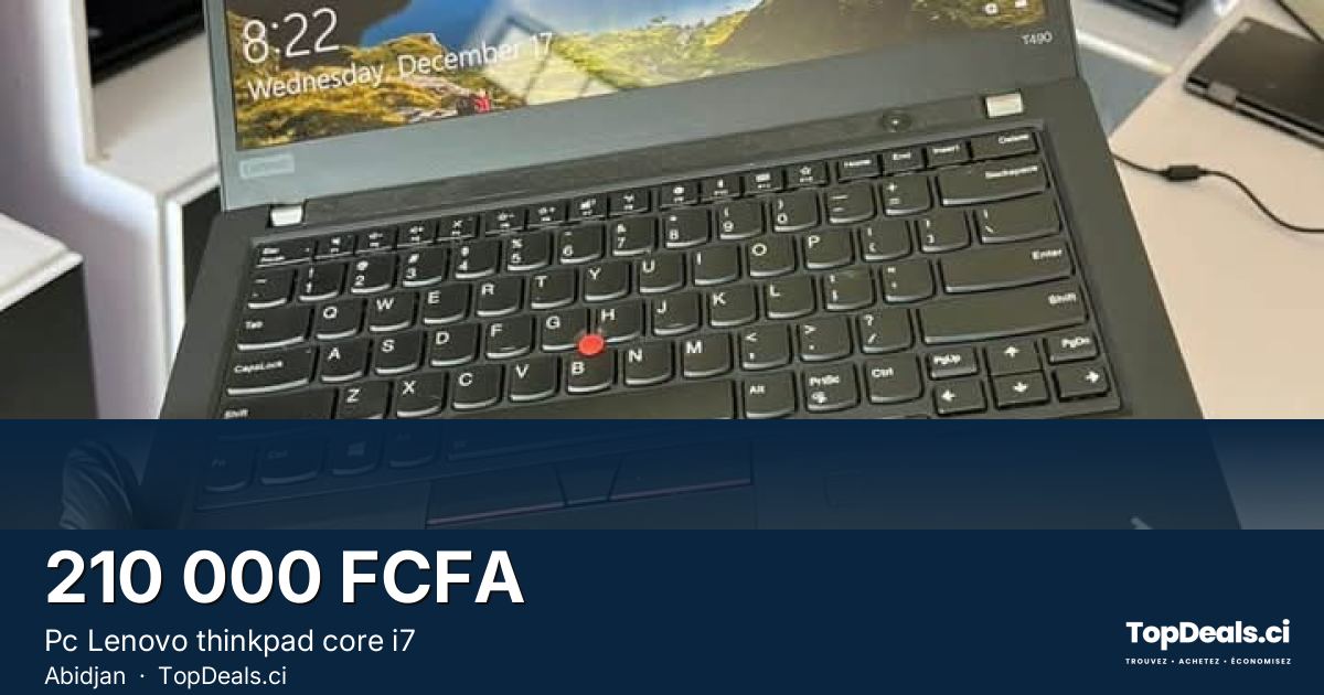 Aperçu du partage – Pc Lenovo thinkpad core i7 