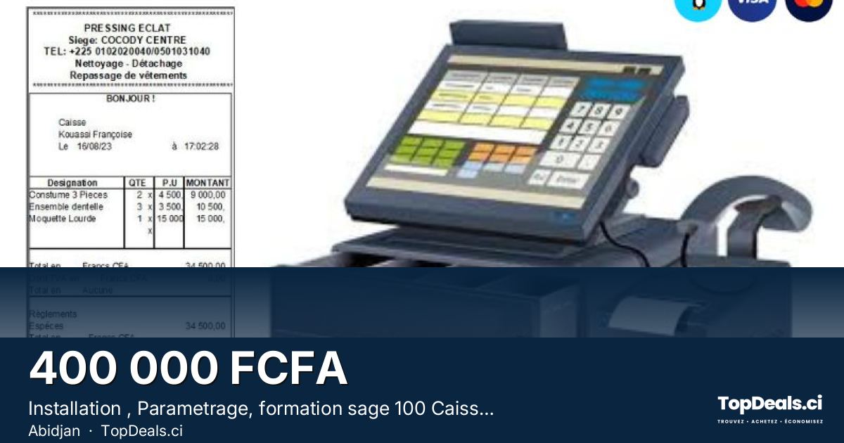 Aperçu du partage – Installation , Parametrage, formation sage 100 Caisse et Stocks