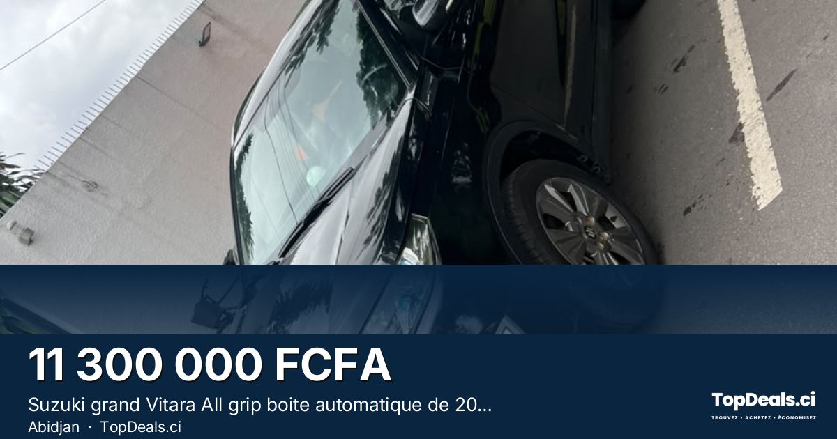 Aperçu du partage – Suzuki grand Vitara All grip boite automatique de 2022