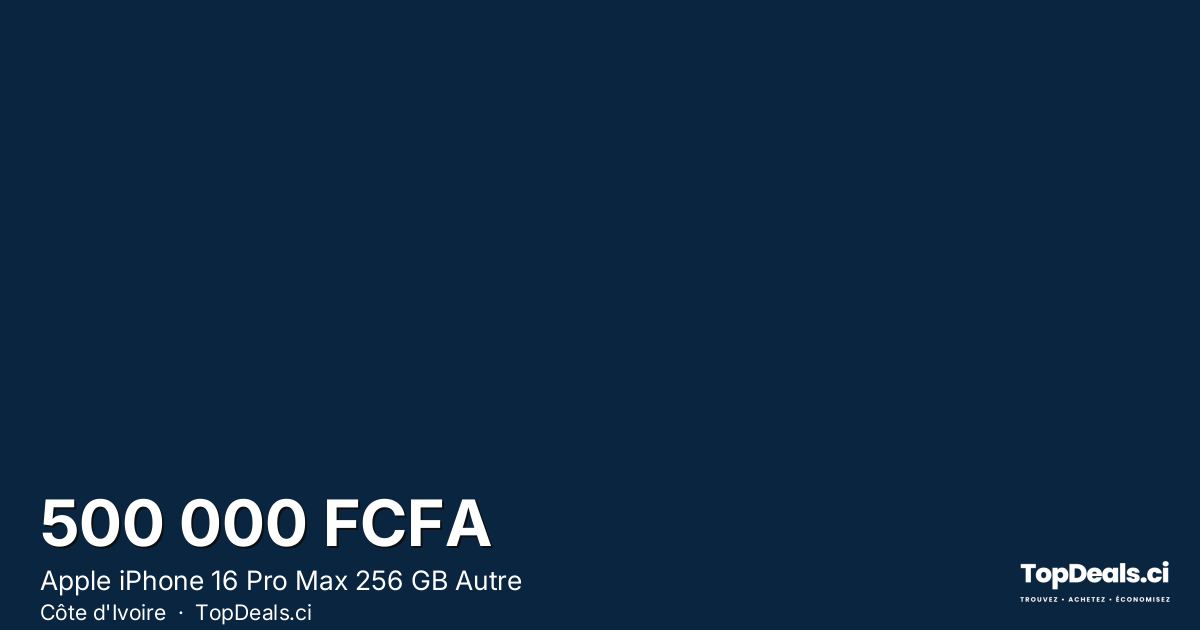 Aperçu du partage – Apple iPhone 16 Pro Max 256 GB Autre