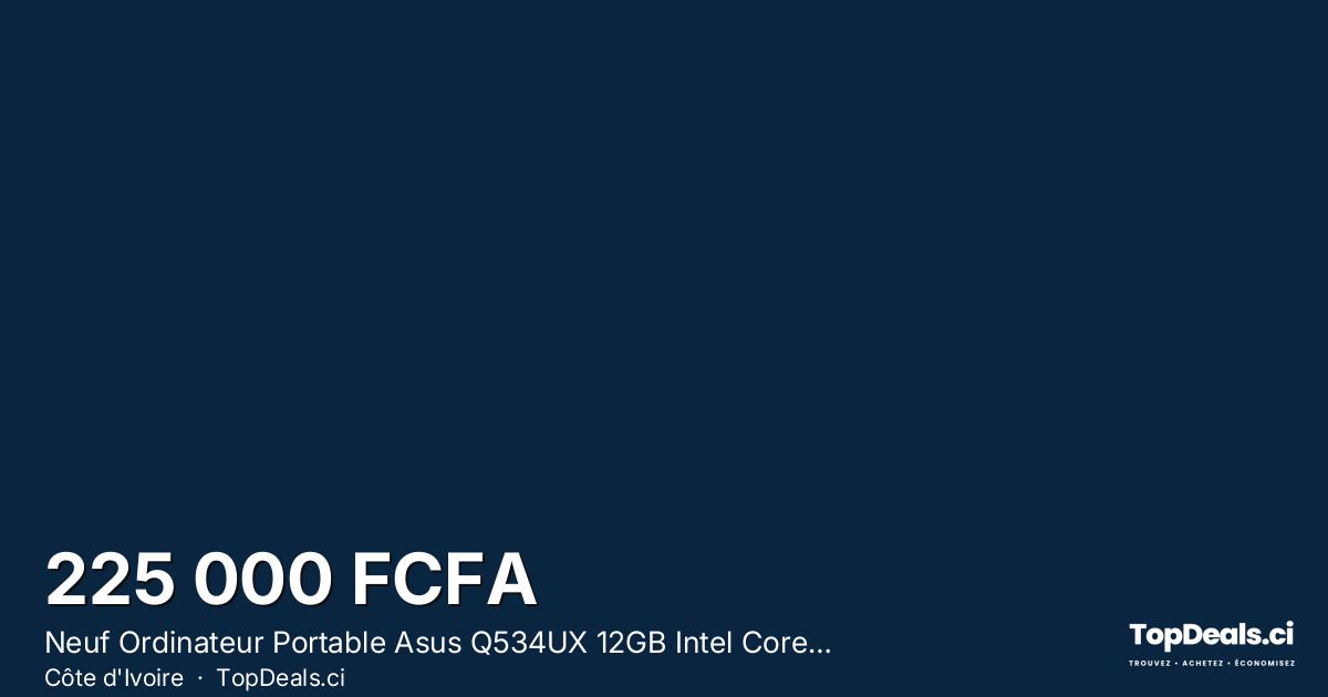 Aperçu du partage – Neuf Ordinateur Portable Asus Q534UX 12GB Intel Core I5 HDD+SSD 1T