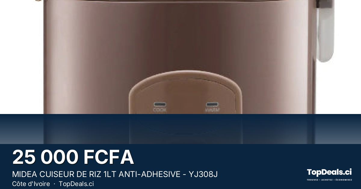 Aperçu du partage – MIDEA CUISEUR DE RIZ 1LT ANTI-ADHESIVE - YJ308J