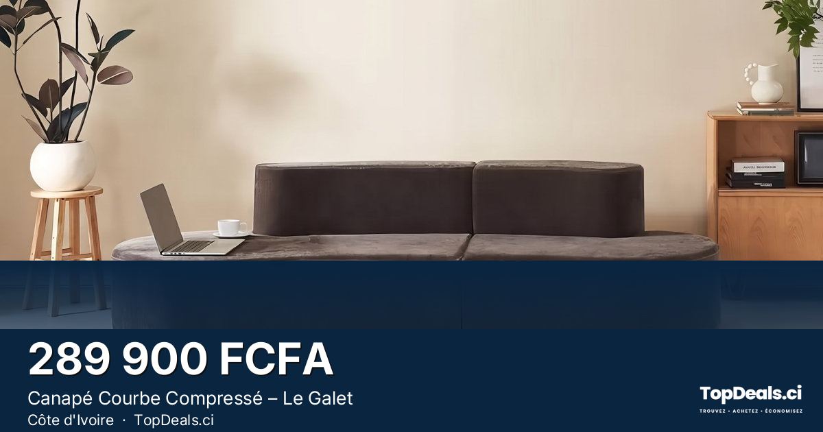 Aperçu du partage – Canapé Courbe Compressé – Le Galet