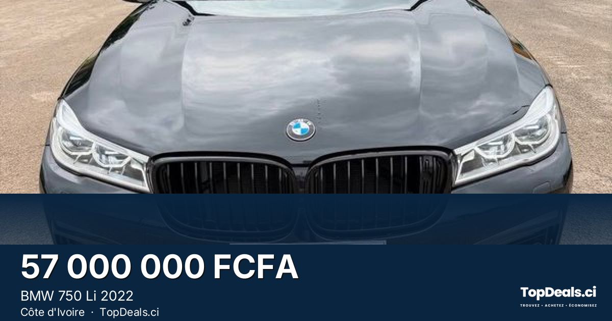 Aperçu du partage – BMW 750 Li 2022