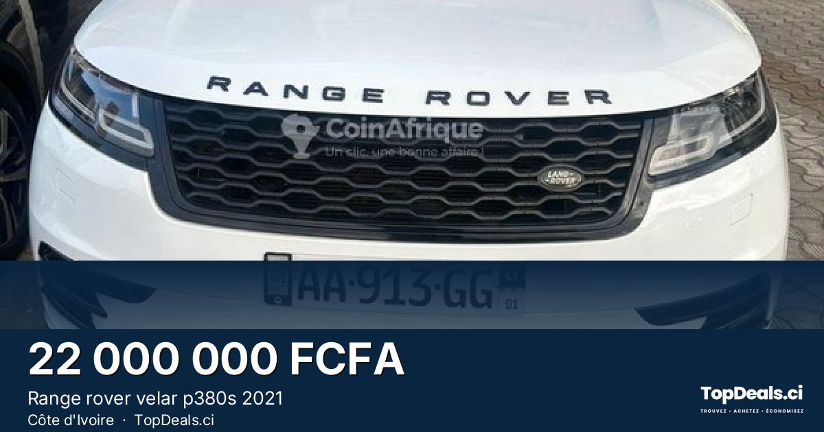 Aperçu du partage – Range rover velar p380s 2021