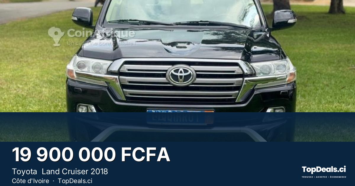 Aperçu du partage – Toyota  Land Cruiser 2018