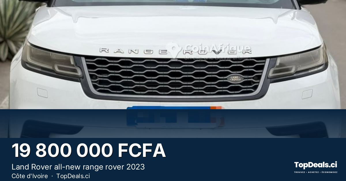 Aperçu du partage – Land Rover all-new range rover 2023