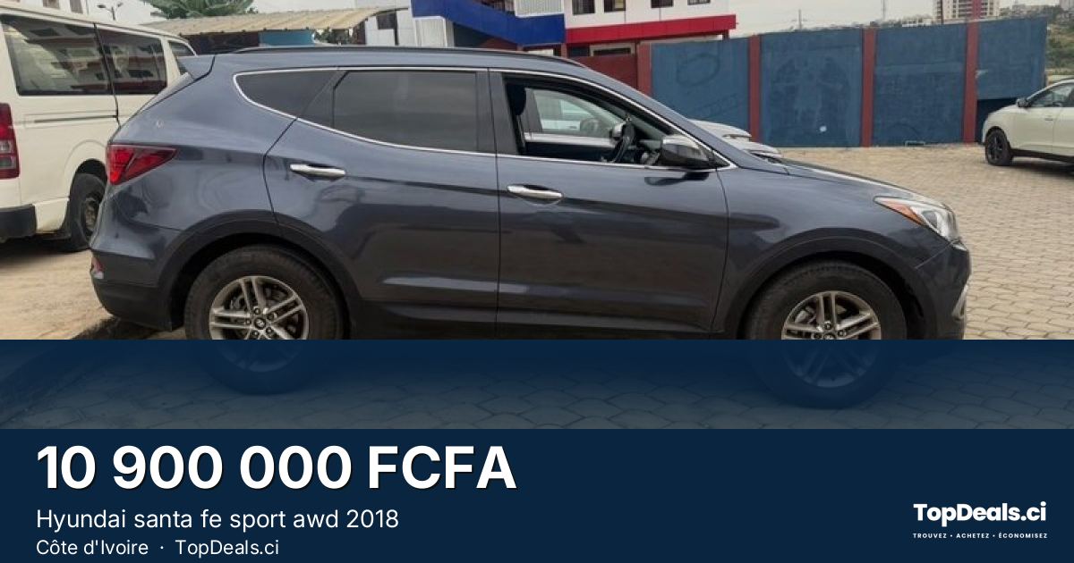 Aperçu du partage – Hyundai santa fe sport awd 2018