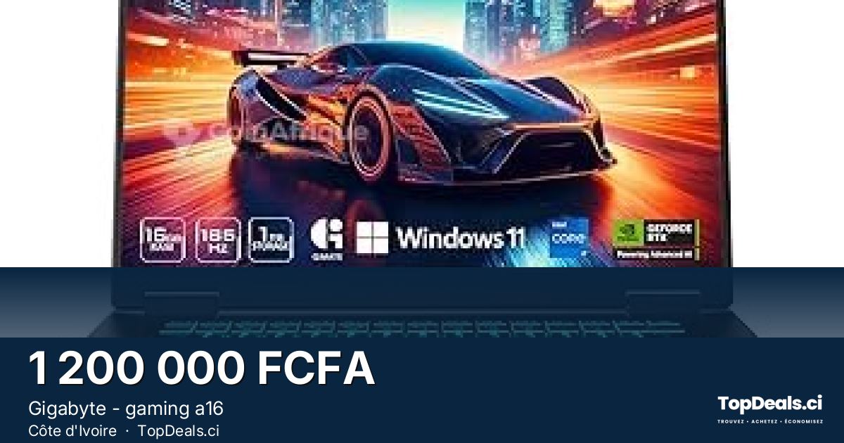 Aperçu du partage – Gigabyte - gaming a16