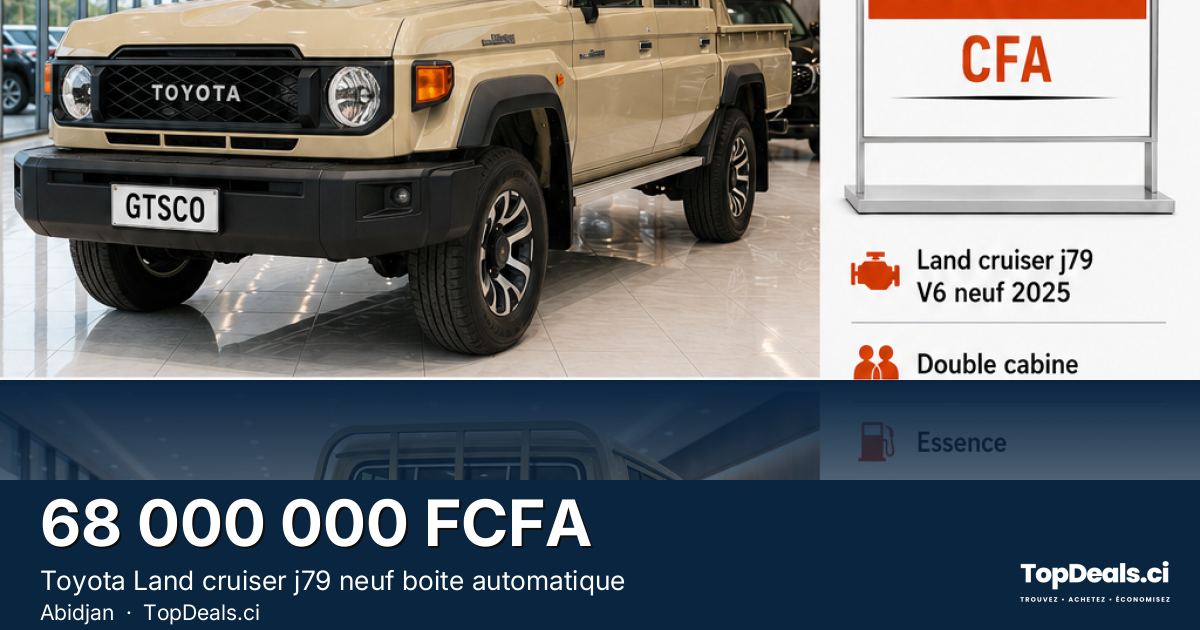 Aperçu du partage – Toyota Land cruiser j79 neuf boite automatique 