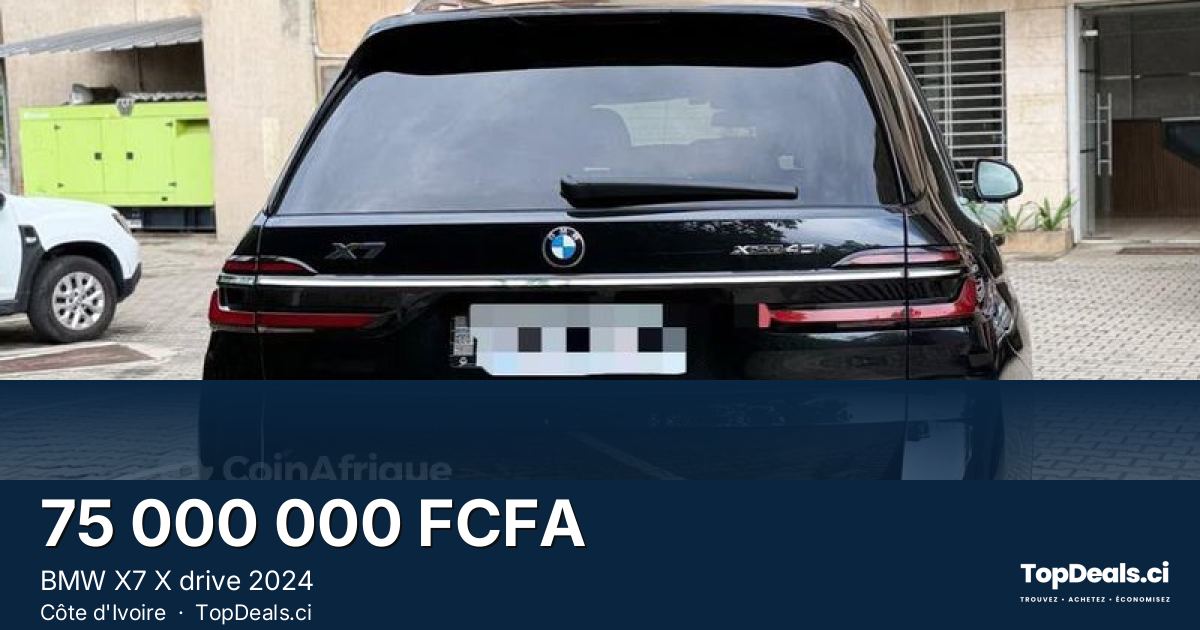 Aperçu du partage – BMW X7 X drive 2024
