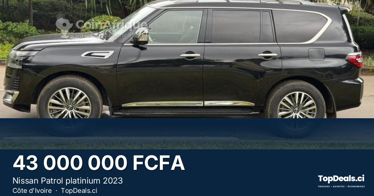 Aperçu du partage – Nissan Patrol platinium 2023
