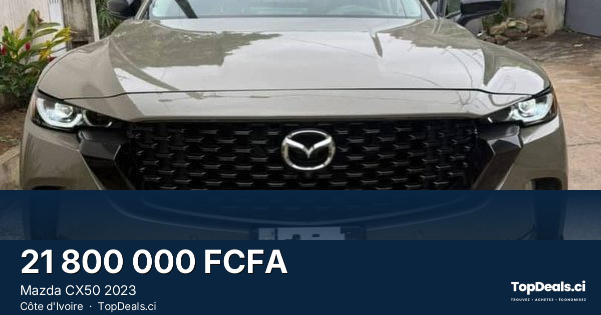 Aperçu du partage – Mazda CX50 2023