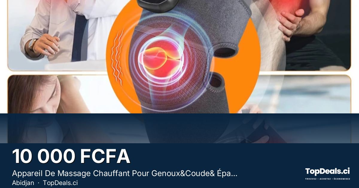 Aperçu du partage – Appareil De Massage Chauffant Pour Genoux&Coude& Épaule 3 en 1