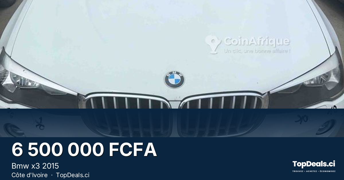 Aperçu du partage – Bmw x3 2015