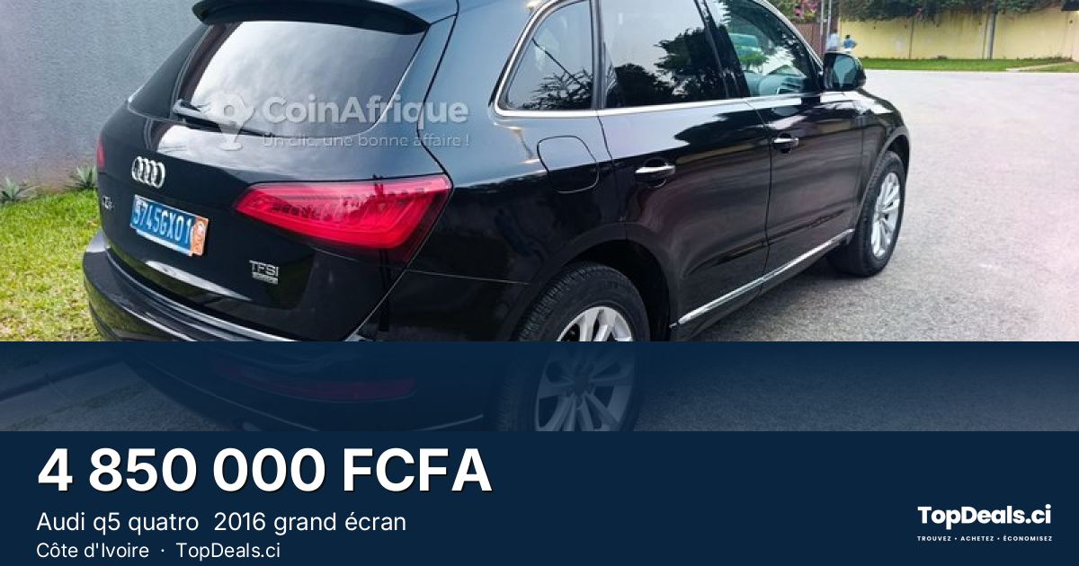 Aperçu du partage – Audi q5 quatro  2016 grand écran