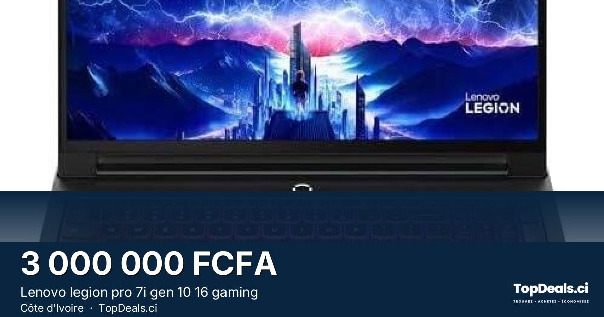 Aperçu du partage – Lenovo legion pro 7i gen 10 16 gaming