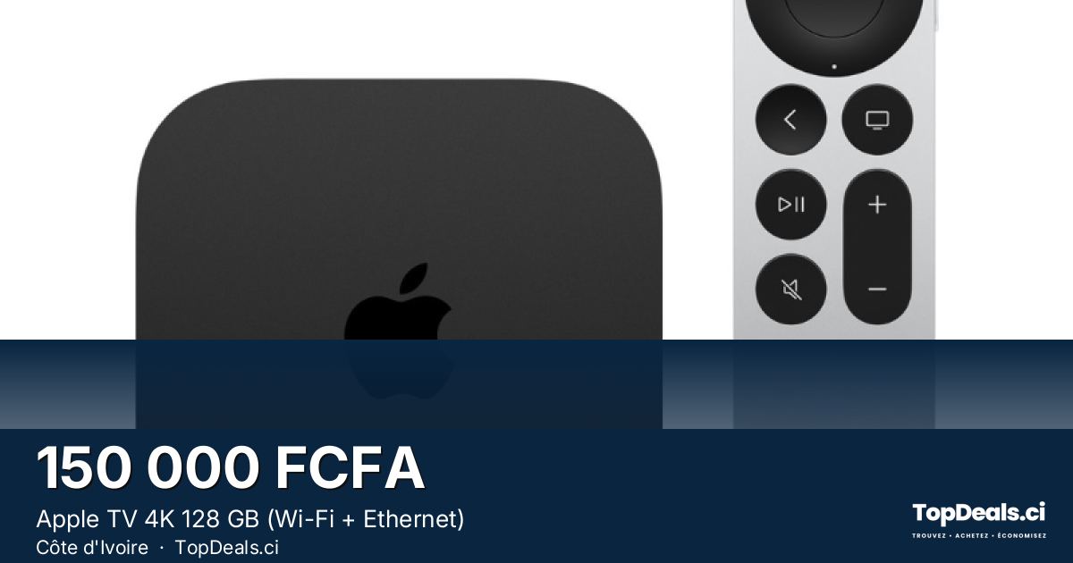 Aperçu du partage – Apple TV 4K 128 GB (Wi-Fi + Ethernet)