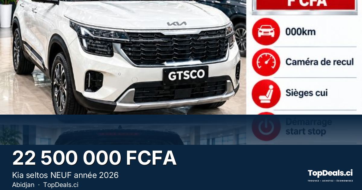 Aperçu du partage – Kia seltos NEUF année 2026