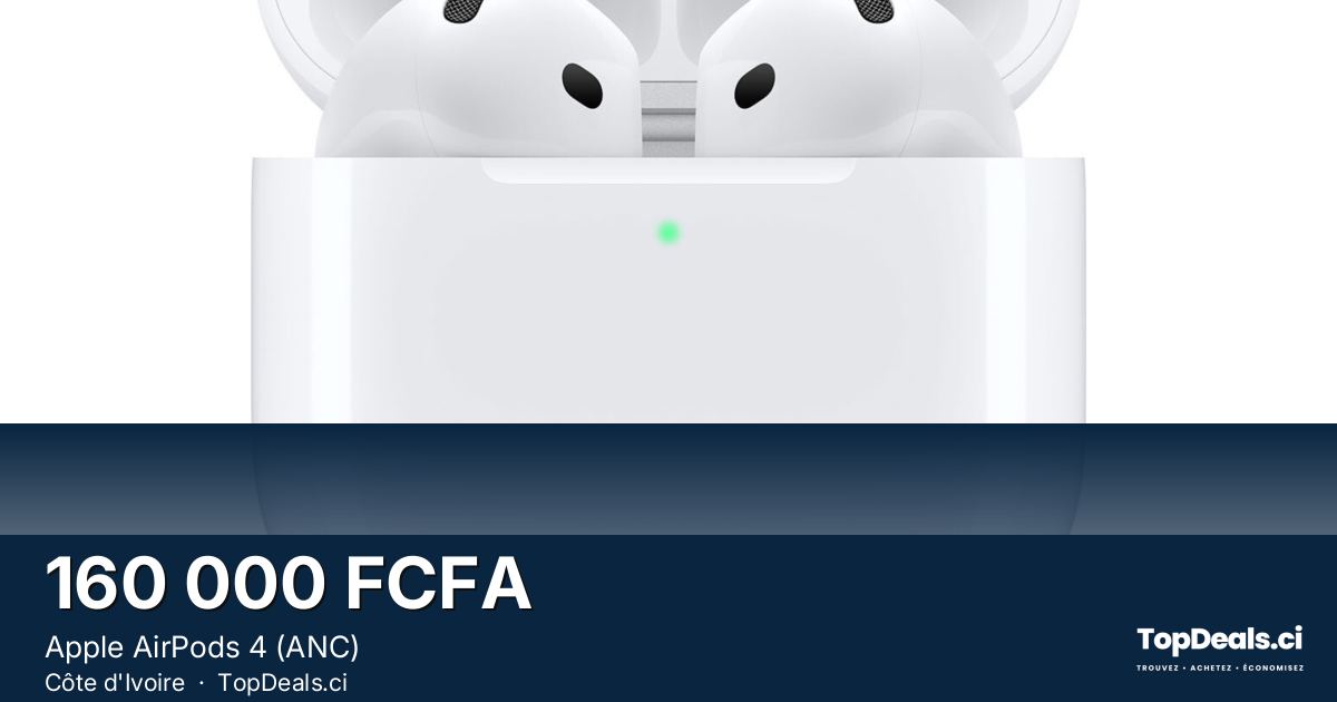Aperçu du partage – Apple AirPods 4 (ANC)